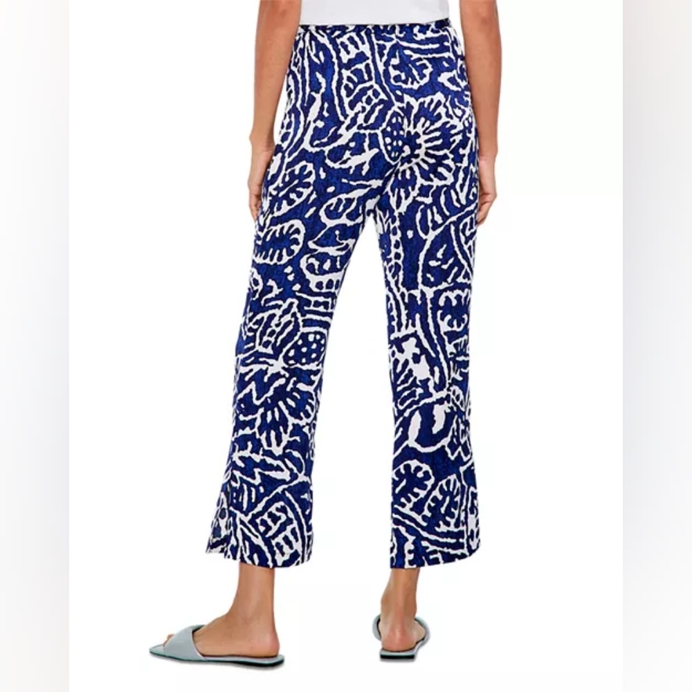 NIC+ZOE Indigo Stamp Pants - Picture 3 of 9